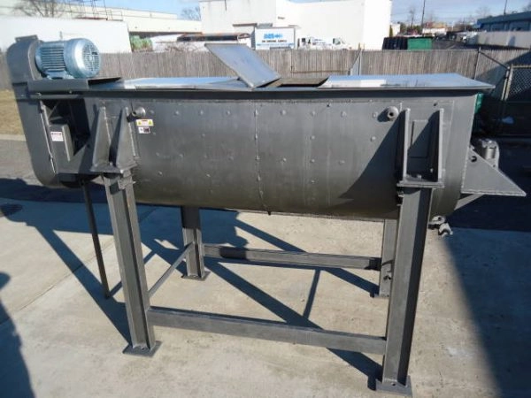 100 Cu.ft. Stainless Jacketed Double Ribbon Blender, 25 Hp