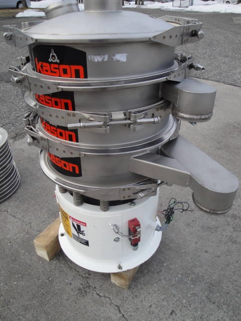 Kason 18&Prime; Stainless Triple Deck Screener/Separator, Like New