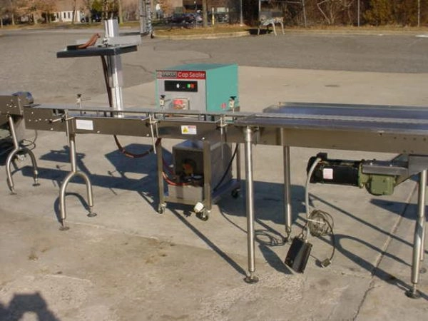 Enercon Cap Induction Sealer With 10&prime; Long Conveyor