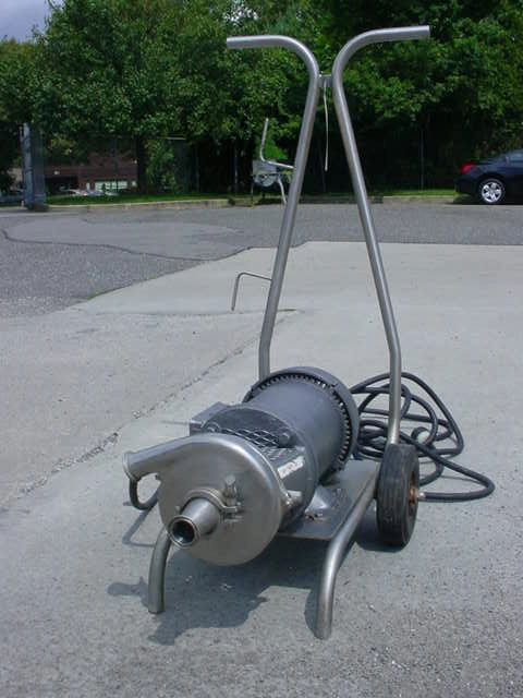 Tri-Clover 2″ X 1-1/2″ Ss Sanitary Centrifugal Pump, Portable