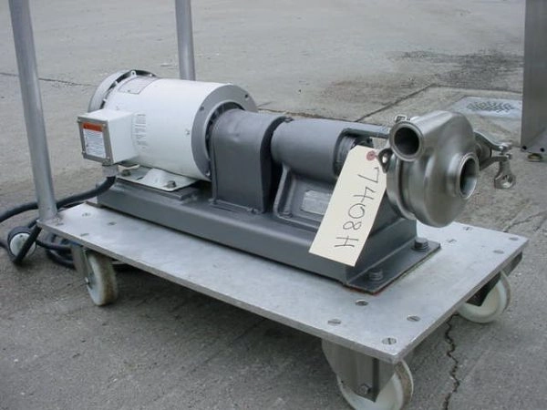 Tri-Clover 2″ X 1-1/2″ Stainless Sanitary Centrifugal Pump, Portable