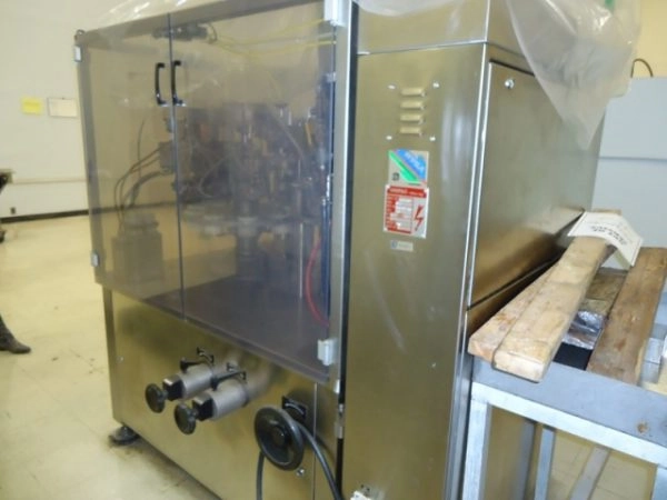 Unipac &ldquo;Silver 100&rdquo; Automatic Plastic Tube Filler/Sealer, 80 Per Minute