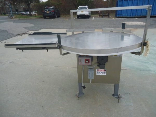 48 In. Diameter Kaps-All Rotary Unscrambling Table, Variable Speed