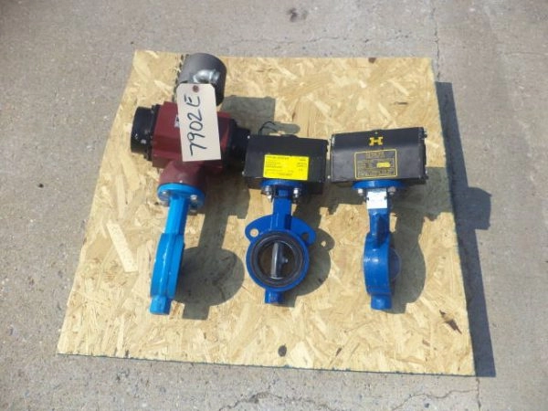 Tyco 3 Inch Diameter Electrically Actuated Butterfly Valves (3)