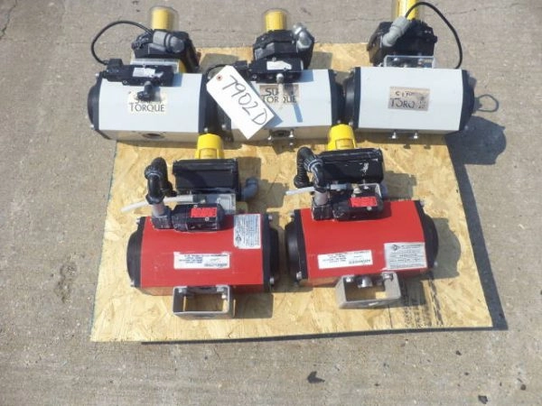 Set of five sure torque actuators