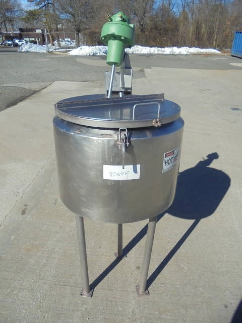 20 Gallon Stainless Steel Jacketed Kettle, Hemispherical Interior
