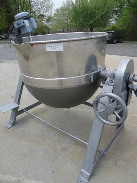 150 Gallon Lee Stainless Steel Jacketed Tilt Kettle-