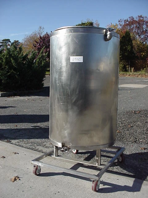 200 Gal. B&amp;g Ss Jacketed/Insulated Vertical Tank, Portable