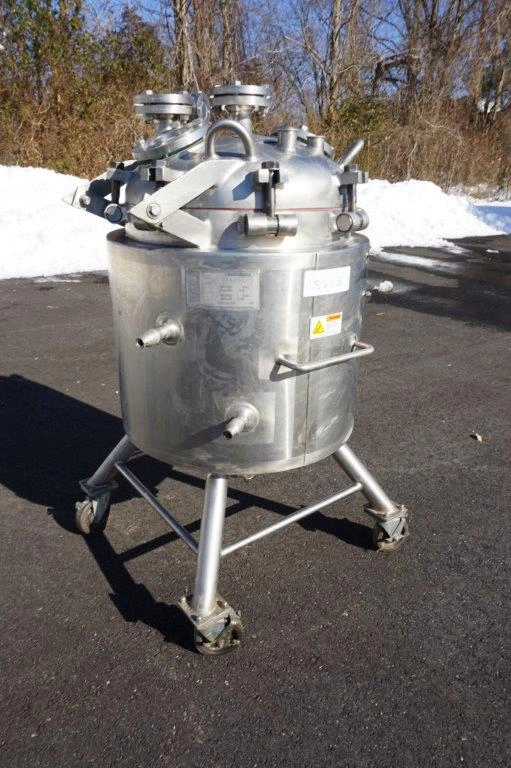 35 Gallon APV Crepaco SS Jacketed Pressure Kettle, Portable