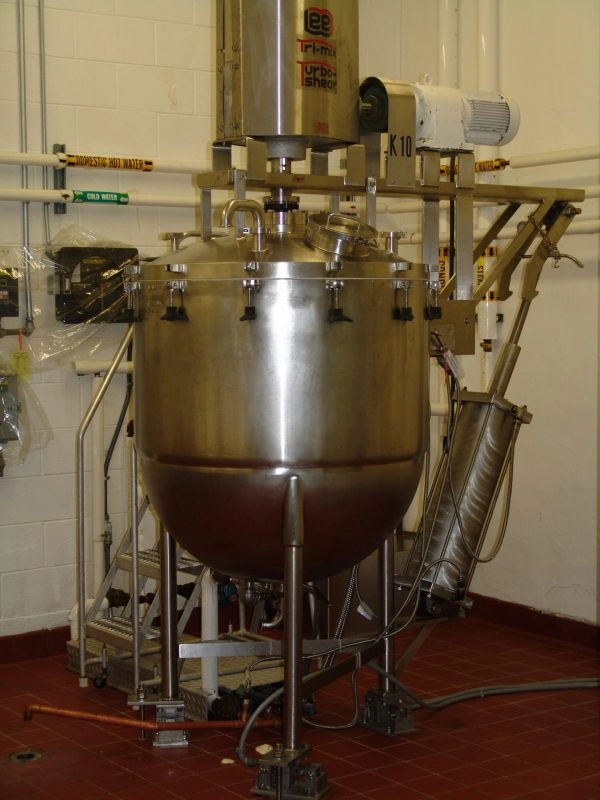 500 Liter  Lee Tri-Mix Kettle, Jacketed And Vacuum