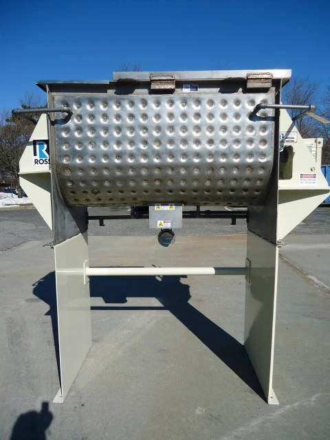 25 Cu.ft. Ross Stainless Steel Dimple Jacketed Ribbon Blender, 10 Hp