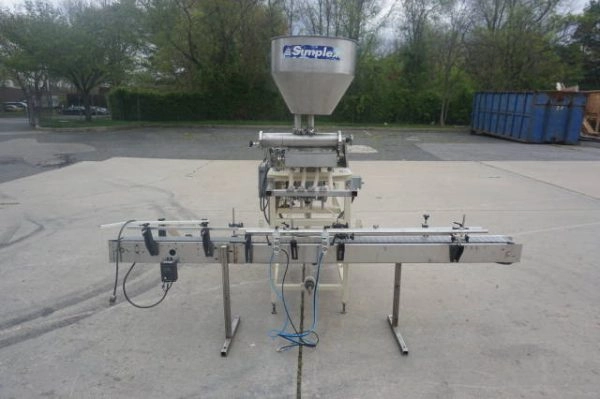 Simplex Four Head Piston Filling Machine