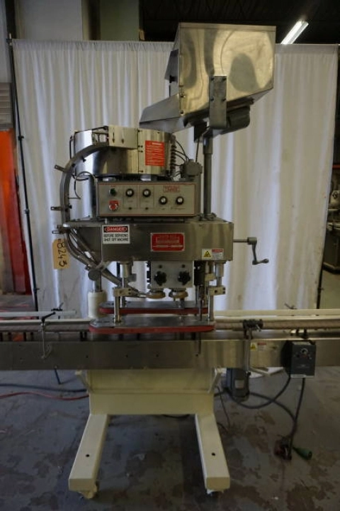 Kaps-All G-E Four Spindle Screw Capping Machine, 80 Per Minute