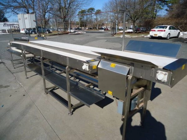 American Conveyor Corporation Multi-Section Conveyor, Stainless Steel