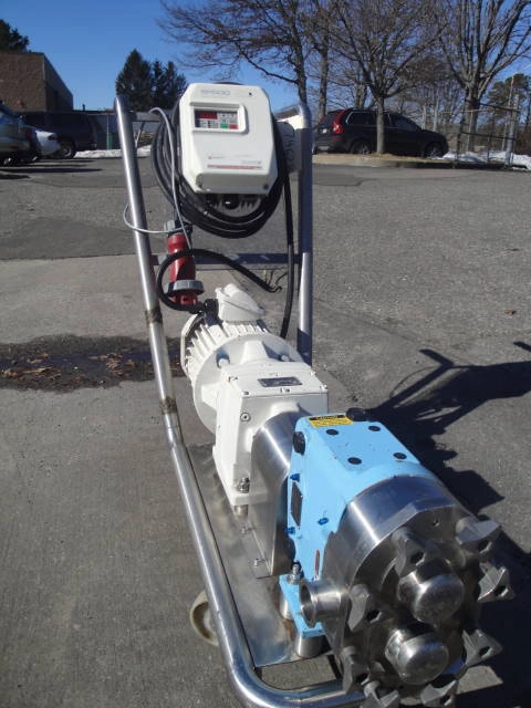 Waukesha 30 Ss Positive Displacement Pump, Variable Frequency Drive