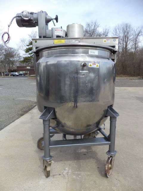 300 Gallon Lee Jacketed Double Motion Kettle, 316 Stainless Steel