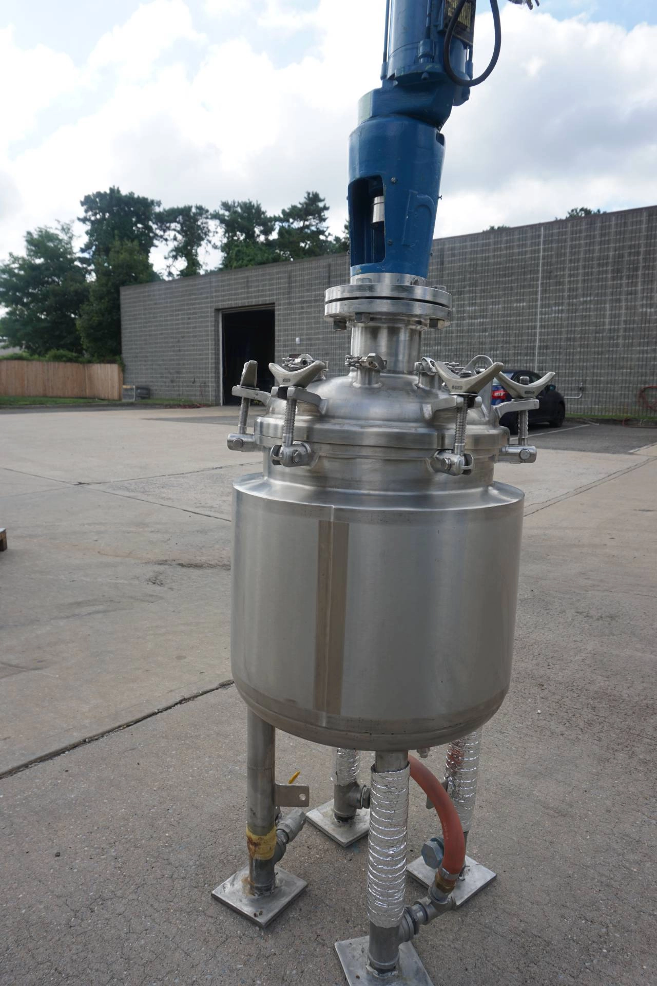 65 Liter Precision Stainless Jacketed Vacuum Reactor, 316L