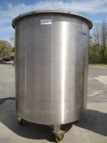 500 Gallon Stainless Vertical Tank, Portable