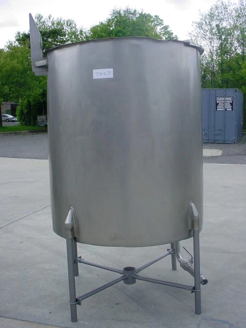 540 Gallon Chem-Tek Stainless Steel Vertical Tank