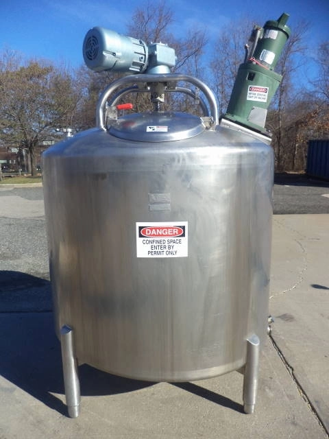 500 Gallon DCI mix tank, Type 316 Stainless