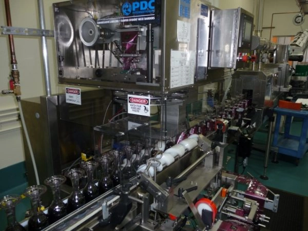 Single serve wine filling line