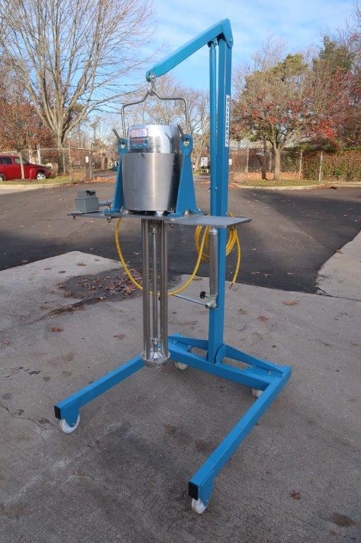 Silverson 7.5 HP High Shear Drop-In Mixer/Homogenizer, on Mobile Hydraulic Floor Stand