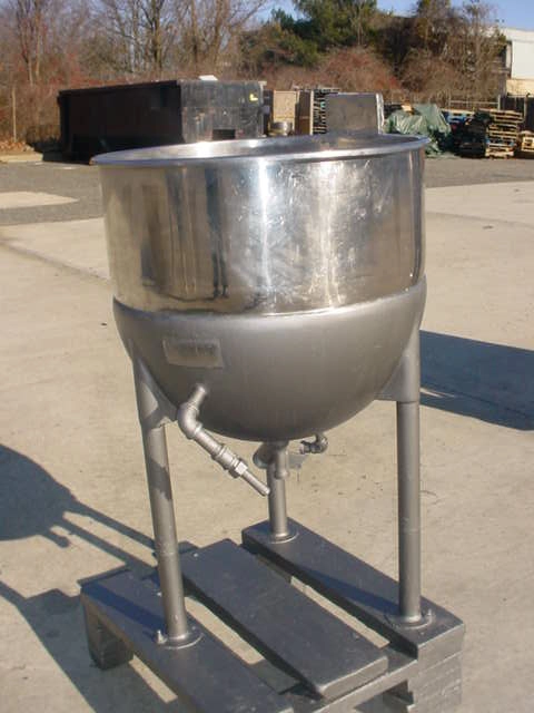 40 Gallon Lee Stainless Kettle, 40 Psi, Jacketed