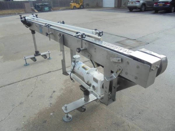 PDC 10 Ft. Long Motorized Bottle Conveyor, Variable Speed