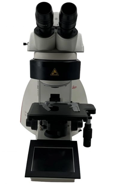 Leica DM5500 B Upright Phase Contrast Fluorescence Motorized Trinocular Microscope