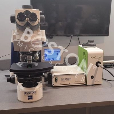 Zeiss Axio Imager M1m Upright Materials Darkfield Fluorescence Motorized Trinocular Microscope