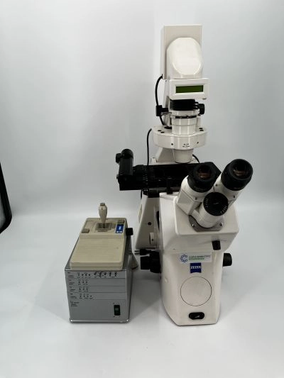 Zeiss Axiovert 200M Inverted Phase Contrast Fluorescence Motorized Trinocular Microscope