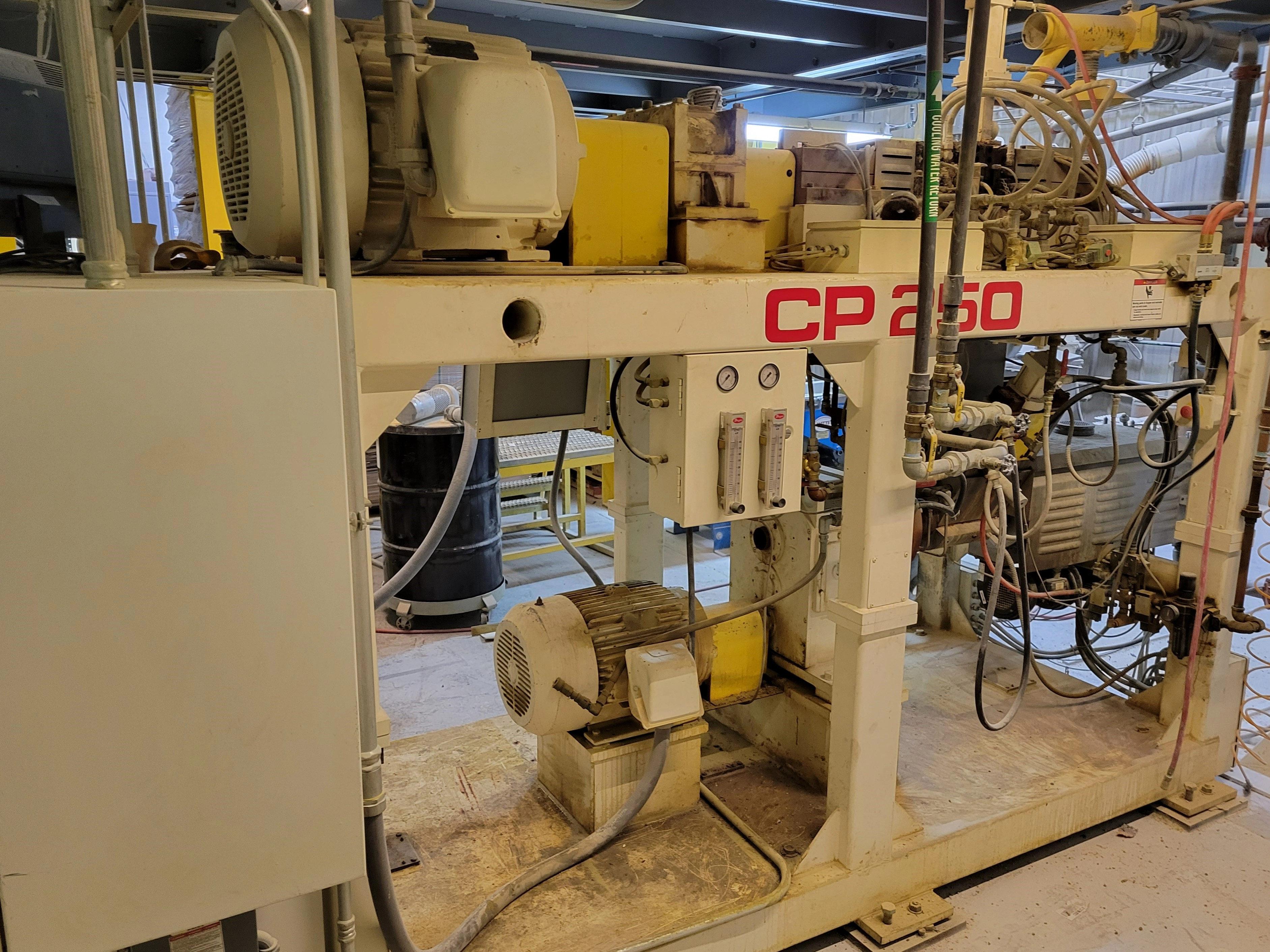 2&quot; Diameter Farrel CP250 Continuous Mixer Extruder Package