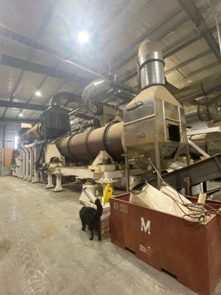 72&quot; Dia. x 26&amp;apos; Long Carbon Steel Link-Belt Roto Dryer