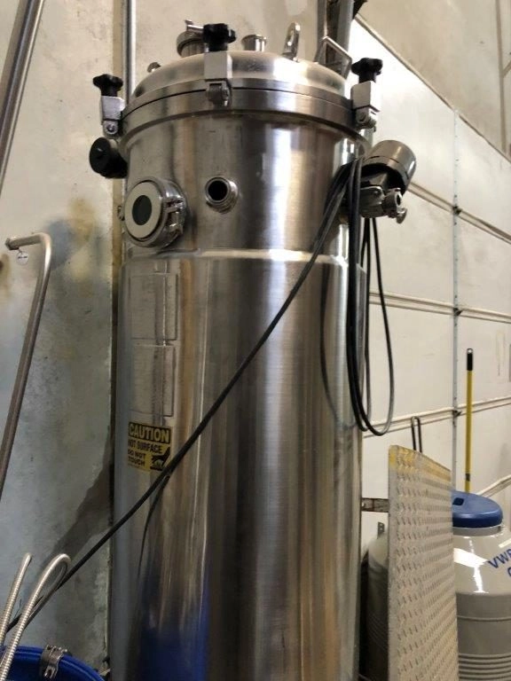 75 Gallon Stainless Steel Bioreactor, 40/FV Internal, 50 psi Jacket