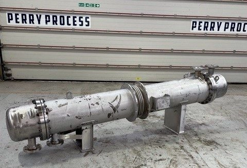 24.32 Sq. M. Langfields Horizontal Shell &amp; Tube Heat Exchanger