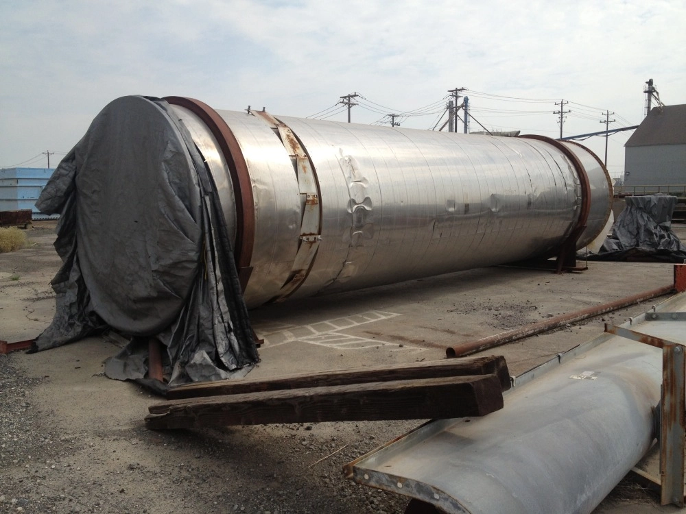 96&quot; X 30&amp;apos; FMC Carbon Steel Link Belt Roto-Louvre Rotary Dryer/Cooler