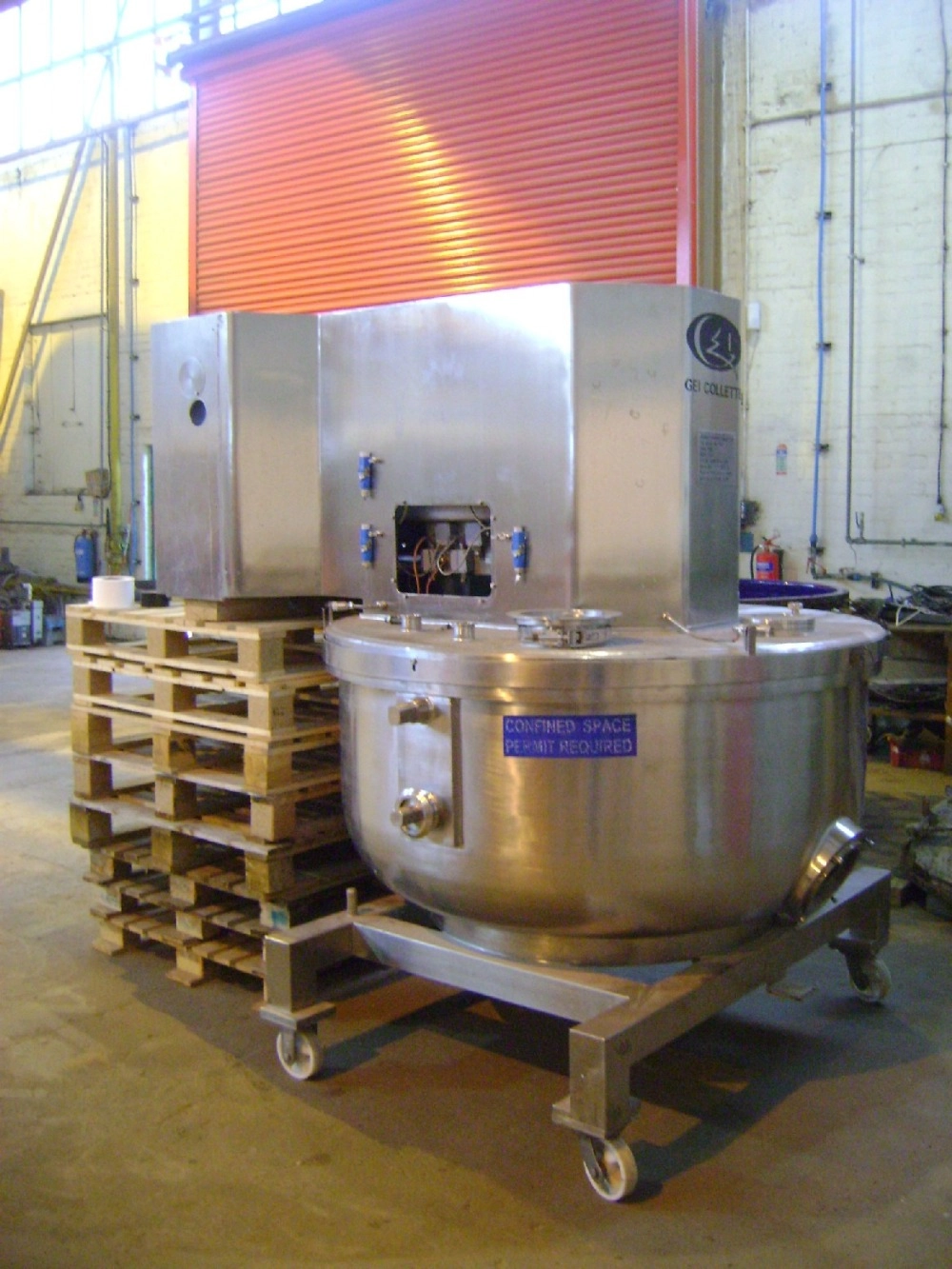 1,200 Litre Collette Type Gral1200 Stainless Steel Mixer Granulator