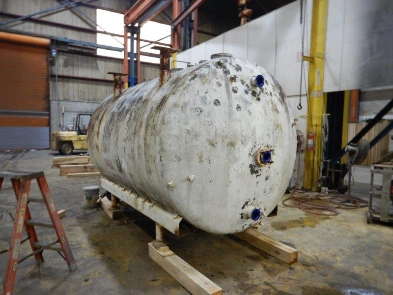 2,500 Gallon, 77&quot; X 9&amp;apos;5&quot;, 30 PSIG, De Dietrich Glass Lined Steel Tank