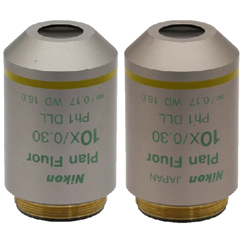 Nikon CFI Plan Fluor 10x/0.30na Ph1 DLL Objective