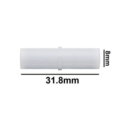 Bel-Art Spinbar Teflon Cylindrical Magnetic Stirring Bar; 31.8 X 8MM, White