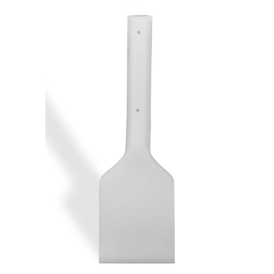 Bel-Art Soft Plastic Scraper; 10 in Handle, 5 X 6 in Blade, White