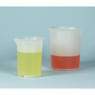 Bel-Art Large Volume 10,000ML Polypropylene Graduated Beaker; 200ML Graduation