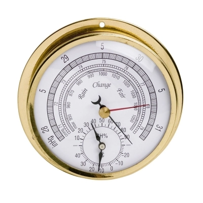  Barometers - Gold / Barometers / Thermometers