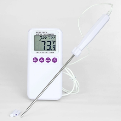 Bel-Art H-B DURAC CALIBRATED ELECTRONIC THERMOMETER WITH STAINLESS STEEL PROBE