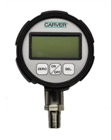 Carver 6306.BN32 Digital Force Gauge For Manual 25 Ton Presses in 10lb Increments