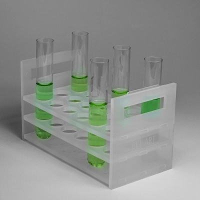 Bel-Art Heavy Duty Test Tube Rack;For 25-30MM Tubes, 15 Places