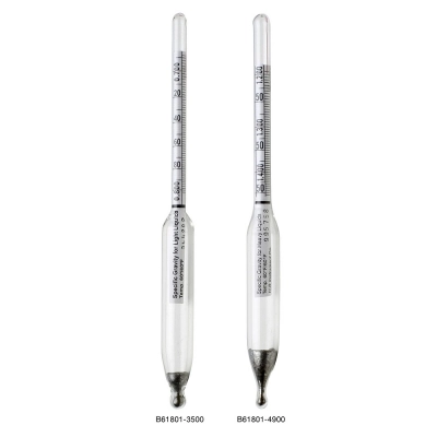 H-B Durac 1.000/2.000 Specific Gravity Hydrometer For Liquids Heavier Than Water