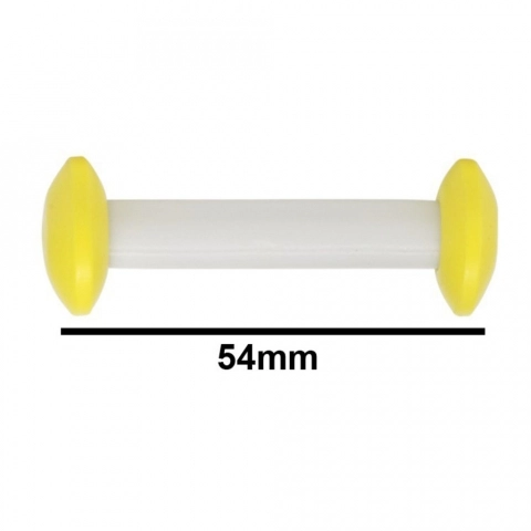 Bel-Art Circulus Teflon Magnetic Stirring Bar; 54MM Length, Yellow
