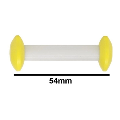 Bel-Art Circulus Teflon Magnetic Stirring Bar; 54MM Length, Yellow