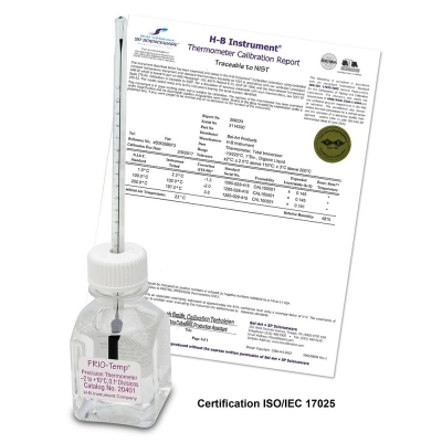 Frio-Temp Incubator Verification Thermometer With Individual Calibration Report; 25 To 45C